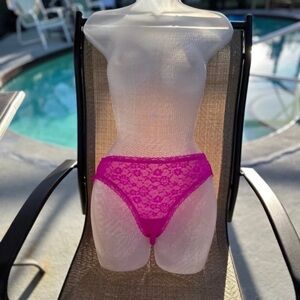 PINK Victoria's Secret Hot Pink Bikini Panties